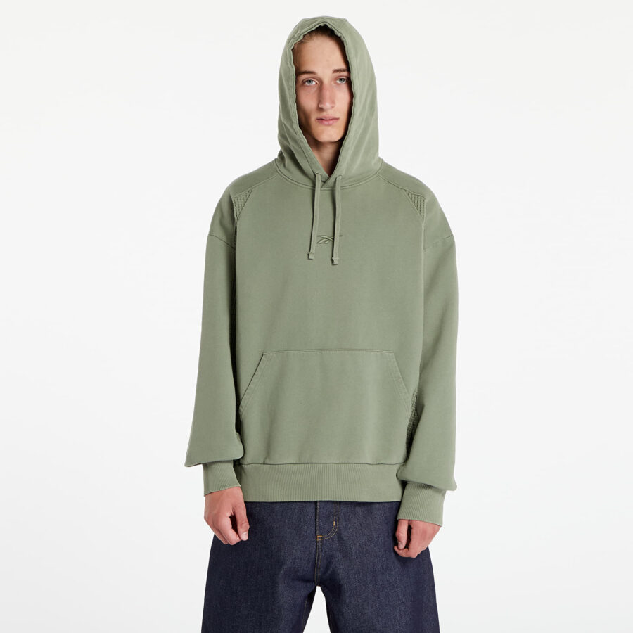 Kabát Reebok Uniform Bi-Material Hooded Forest Green S-alacsony-ár