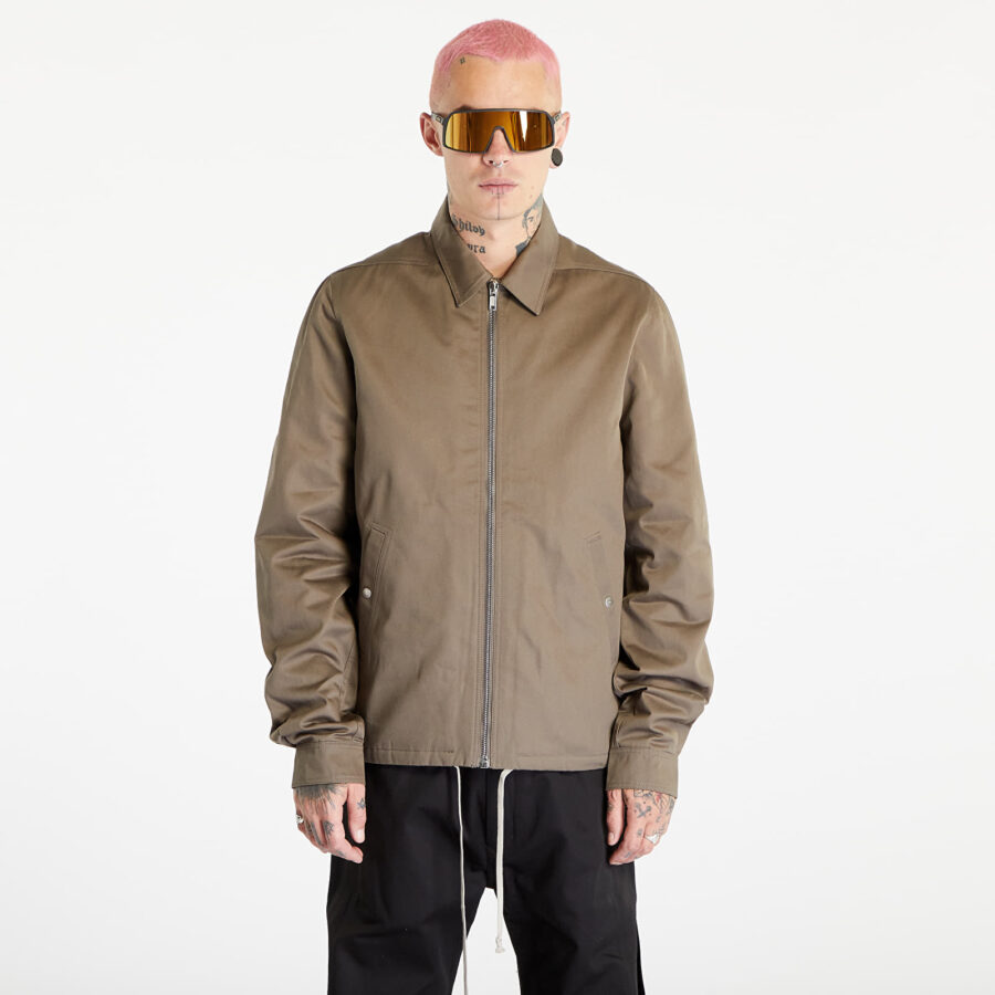 Kabát Rick Owens Zipfront Jacket Dust L-alacsony-ár
