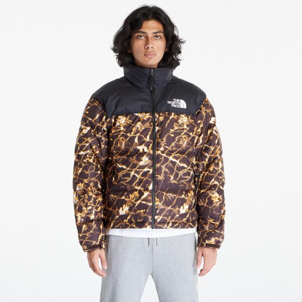Kabát The North Face M 1996 Retro Nuptse Jacket Coal Brown Wtrdstp/ TNF Black S-alacsony-ár