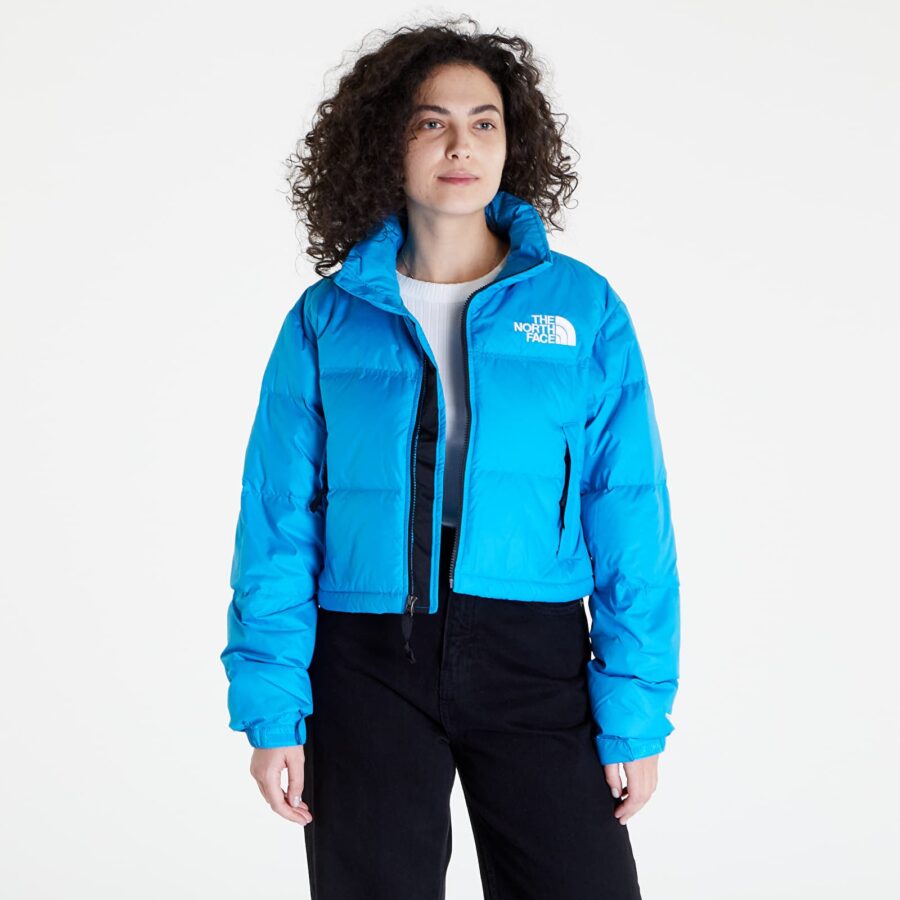 Kabát The North Face Nuptse Short Jacket Acoustic Blue XL-alacsony-ár