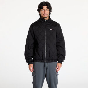 Kabát Tommy Jeans Essential Quilted Jacket Black XL-alacsony-ár