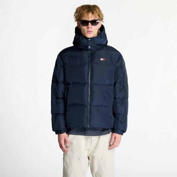Kabát Tommy Jeans Flag Back Alaska Puffer Jacket Blue M-alacsony-ár