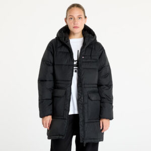 Kabát Tommy Jeans Midi Vail Puffer Jacket Black XS-alacsony-ár