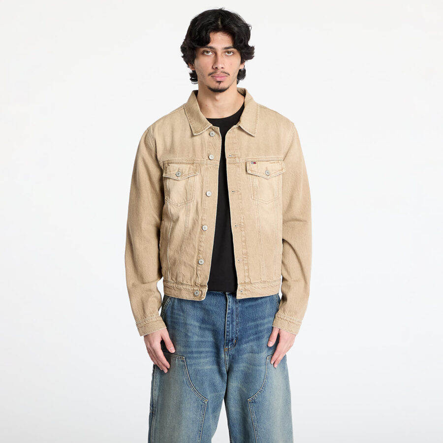 Kabát Tommy Jeans Ryan Regular Trucker Jacket Denim M-alacsony-ár
