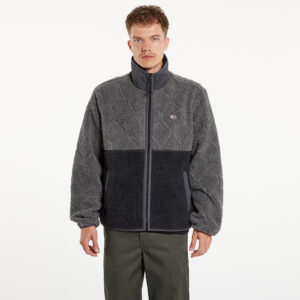 Kabát Tommy Jeans Teddy Essential Jacket Black M-alacsony-ár