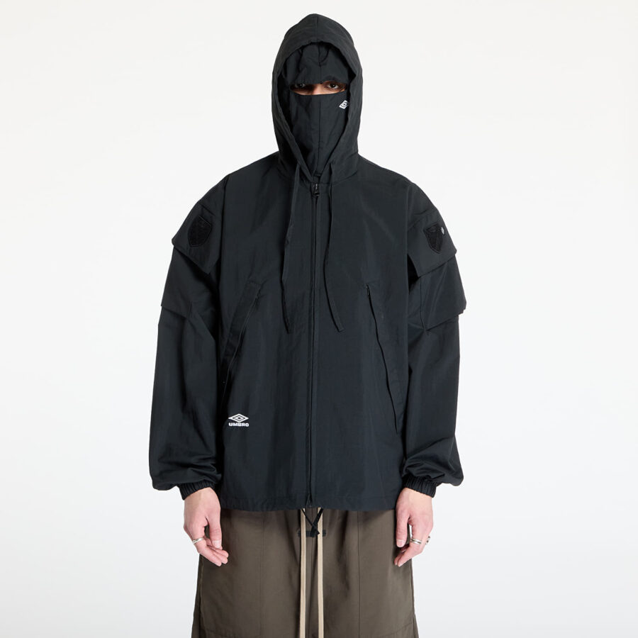 Kabát Umbro Tactical Windbreaker Black S-alacsony-ár