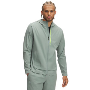 Kabát Under Armour OUTRUN THE STORM JACKET Silica Green/ High Vis Yellow/ Reflective XXL-alacsony-ár