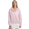 Kabát Under Armour Rival Sport Windbreak Jacket Prime Pink/ White M-alacsony-ár