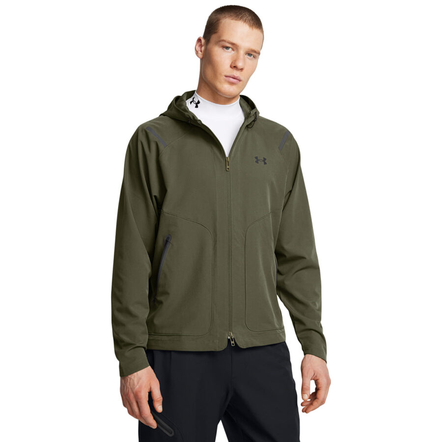 Kabát Under Armour Unstoppable Jacket LC Marine OD Green/ Black S-alacsony-ár