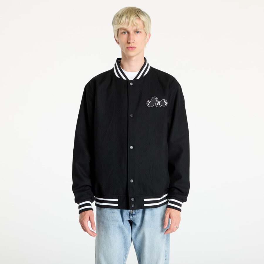Kabát Vans Scuttle Baseball Jacket Black S-alacsony-ár