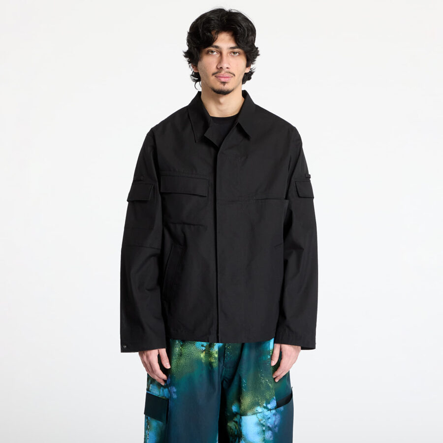 Kabát Y-3 Field Shirt Jacket Black L-alacsony-ár