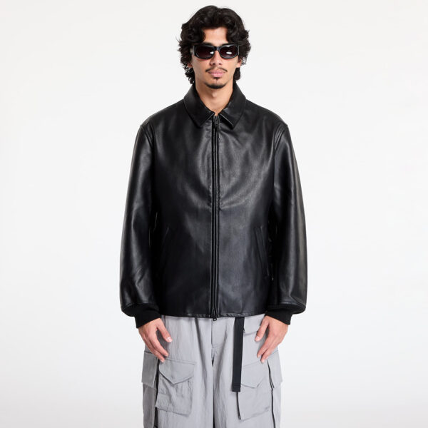 Kabát Y-3 Pleather Bomber Jacket UNISEX Black M-alacsony-ár