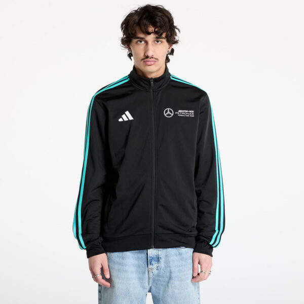 Kabát adidas Mercedes - Amg Petronas Formula One Team Dna Track Top Men Black/ Black/ White S-alacsony-ár