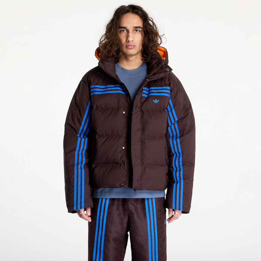 Kabát adidas Premium Puffer Jacket Shale Brown L-alacsony-ár