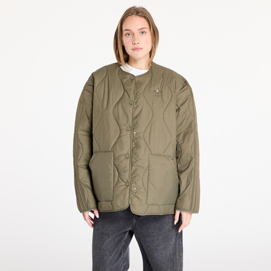 Kabát adidas Quilted Liner Jacket Olive Strata XS-alacsony-ár