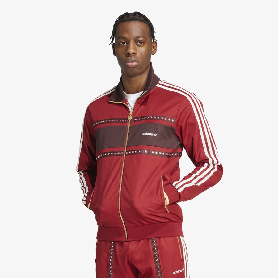 Kabát adidas Retro Sports Cricket-Inspired Track Top Red/ Rust Red XS-alacsony-ár