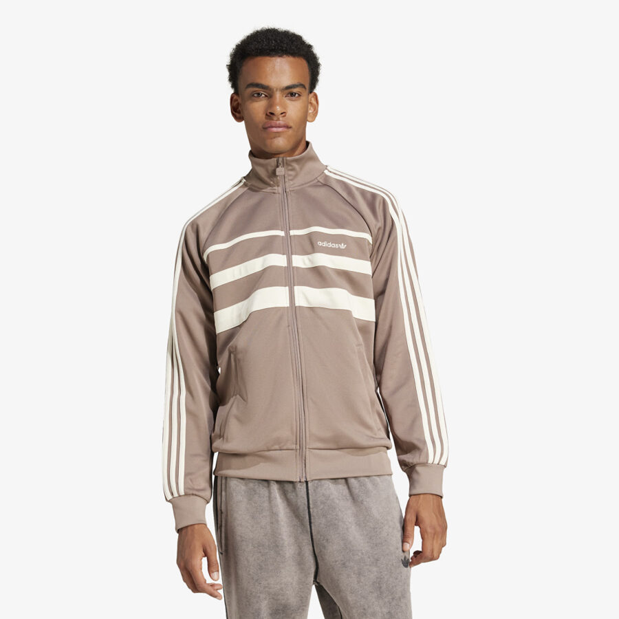 Kabát adidas The First Tracktop Trace Brown/ Wonder White S-alacsony-ár