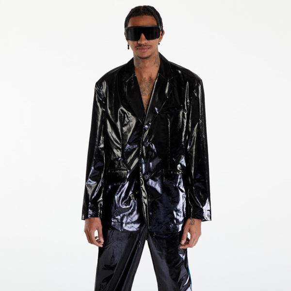 Kabát adidas x Song For The Mute Shiny UNISEX Blazer Black/ Active Teal L-alacsony-ár
