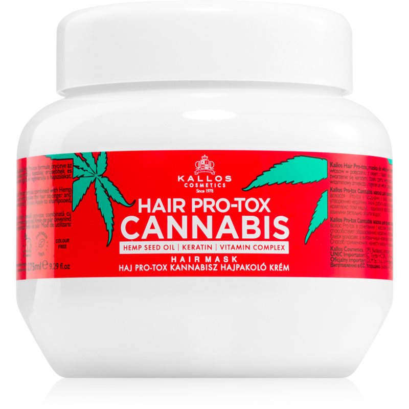 Kallos Hair Pro-Tox Cannabis regeneráló hajmasz kender olajjal 275 ml-Ár