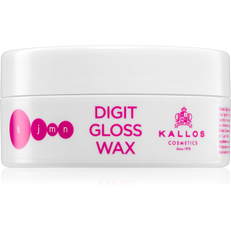 Kallos KJMN Professional Digit Gloss Wax formázó wax a fénylő és selymes hajért 100 ml-Ár