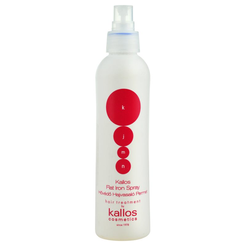 Kallos KJMN Professional Flat Iron Spray védő spray a hajformázáshoz