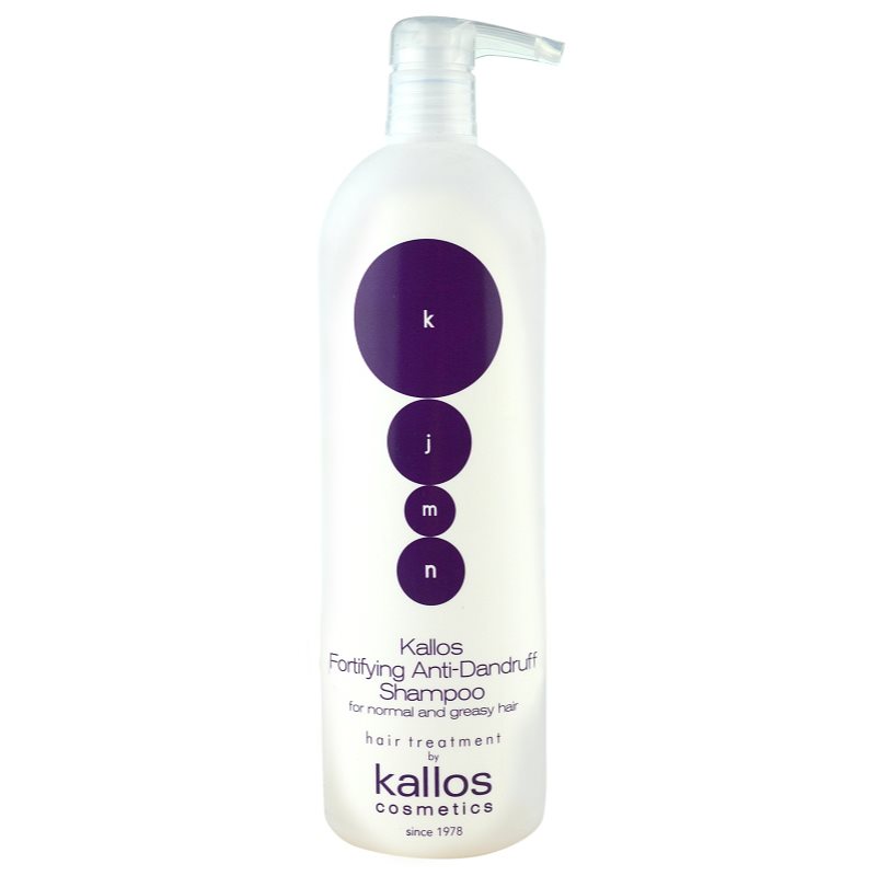 Kallos KJMN Professional Fortifying Anti-Dandruff erősítő sampon korpásodás ellen 1000 ml-Eredeti