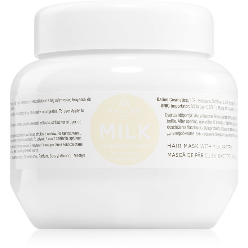 Kallos KJMN Professional Milk maszk tejproteinnel 275 ml-Eredeti