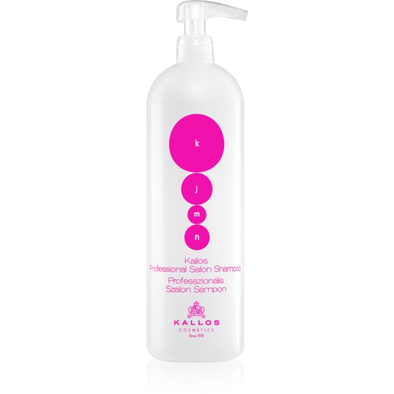 Kallos KJMN Professional Nourishing Shampoo tápláló sampon száraz és sérült hajra 1000 ml-Ár