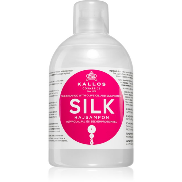 Kallos KJMN Professional Silk selymesen finom sampon száraz és érzékeny hajra 1000 ml-Ár