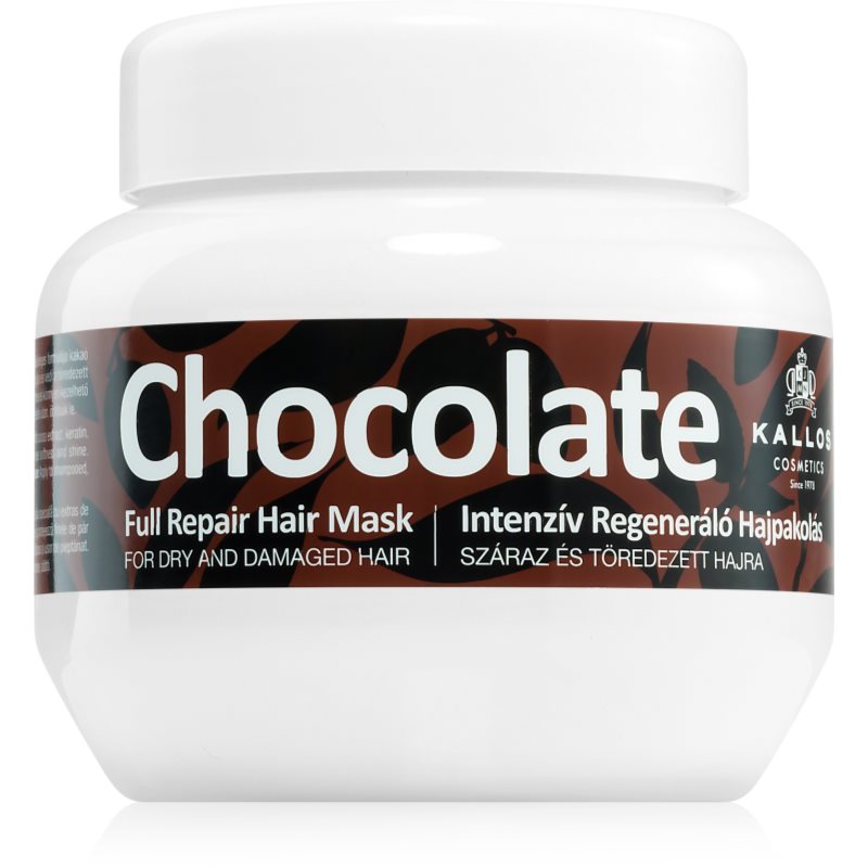 Kallos Kallos Classic Chocolate regeneráló maszk száraz és sérült hajra 275 ml-Eredeti