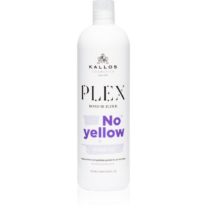 Kallos Plex No Yellow sampon a sárga tónusok neutralizálására 500 ml-ár