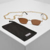 Kalymnos Sunglasses with Chain - Brown