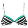 KangaROOS Bikini felső  jáde / fekete / fehér