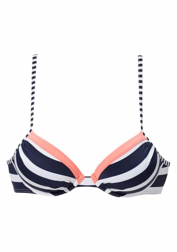 KangaROOS Bikini felső  tengerészkék / sárgabarack / fehér