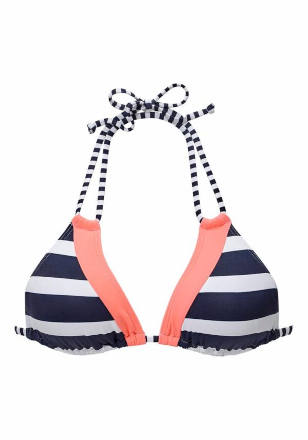 KangaROOS Bikini felső  tengerészkék / sárgabarack / fehér