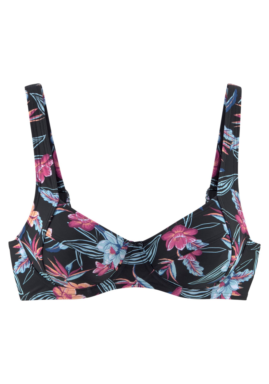 KangaROOS Bikini felső  világoskék / őszibarack / fukszia / fekete-Ár