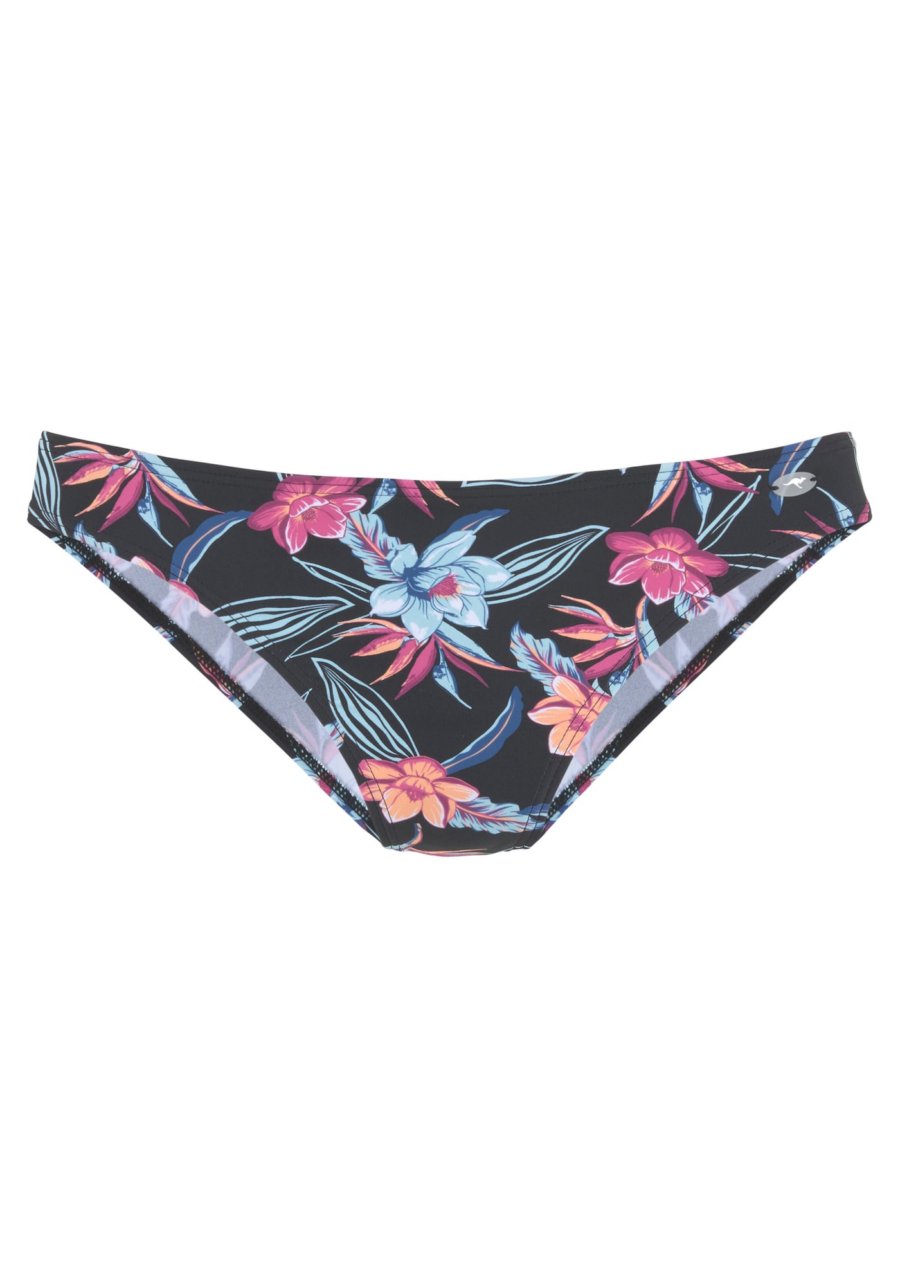 KangaROOS Bikini nadrágok 'Agave'  világoskék / mandarin / eozin / fekete-Ár