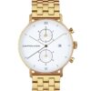 Kapten & Son Analóg órák 'Chrono Gold Steel'  arany / fehér-hu