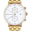 Kapten & Son Analóg órák 'Chrono Small Gold Steel'  arany