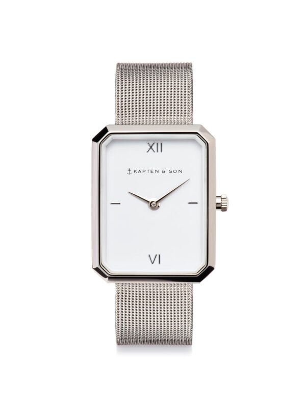 Kapten & Son Analóg órák 'Grace Silver Mesh'  ezüst