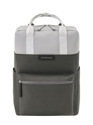 Kapten & Son Hátizsák 'Bergen Grey Black'  sötét barna / szürke
