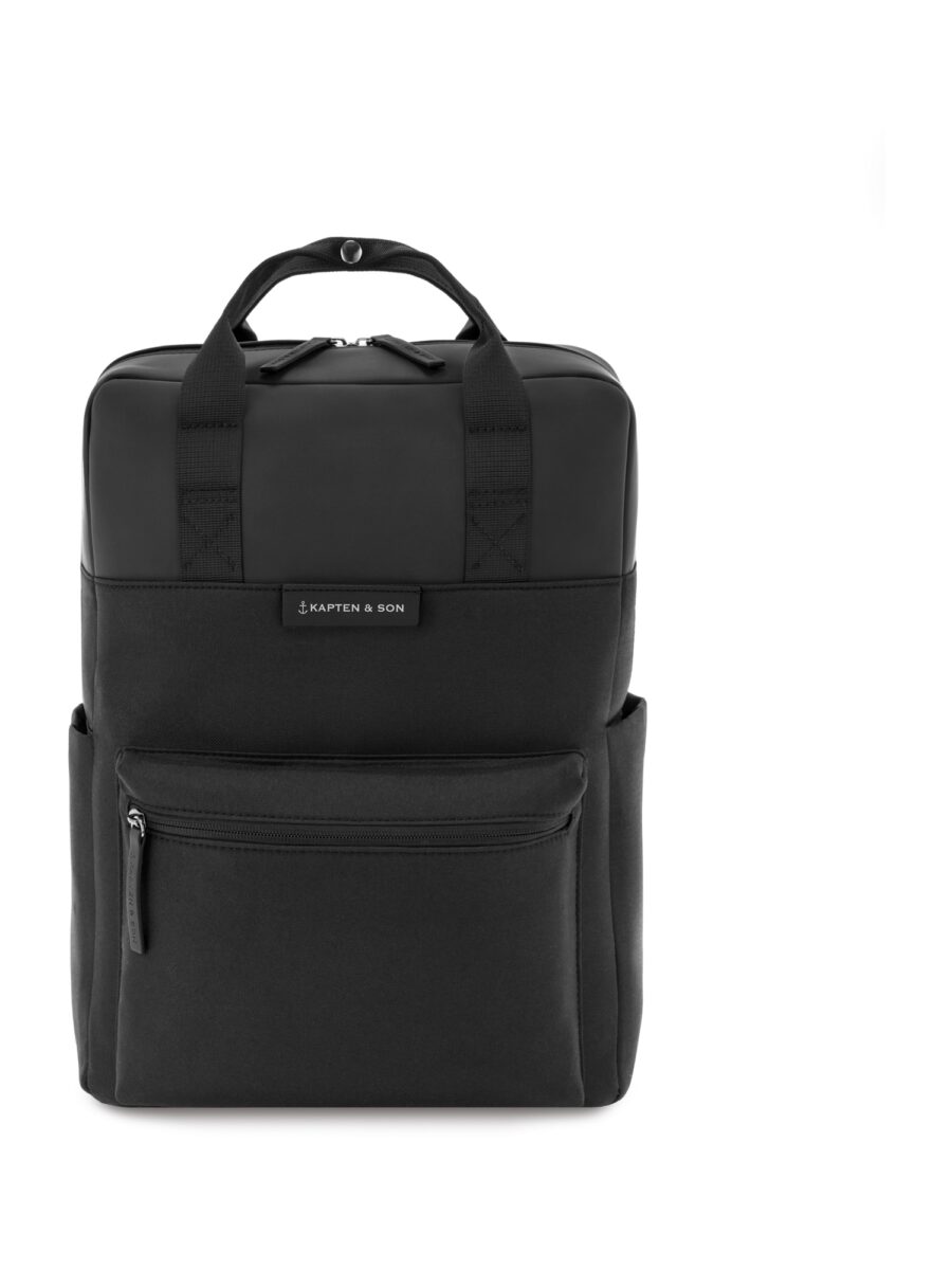 Kapten & Son Hátizsák 'Bergen Small All Black'  fekete-hu