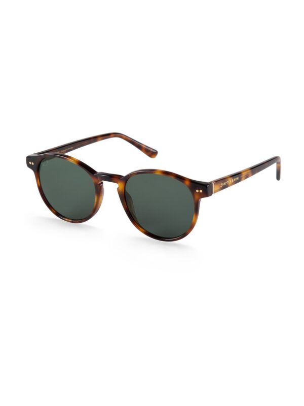 Kapten & Son Napszemüveg 'Marais Tortoise Green'  sötét barna / arany / zöld-hu