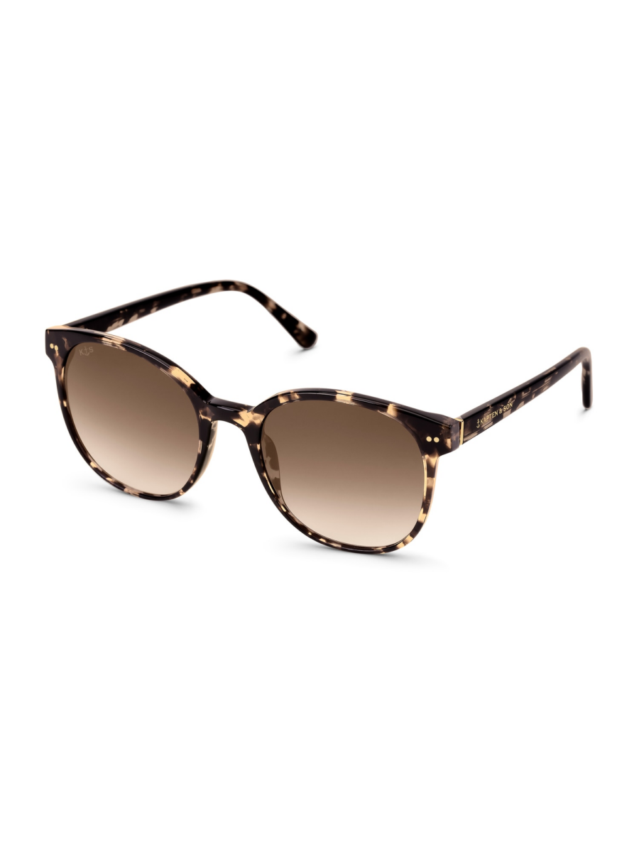 Kapten & Son Napszemüveg 'Nairobi Crystal Tortoise Brown'  barna / világosbarna-Hungary