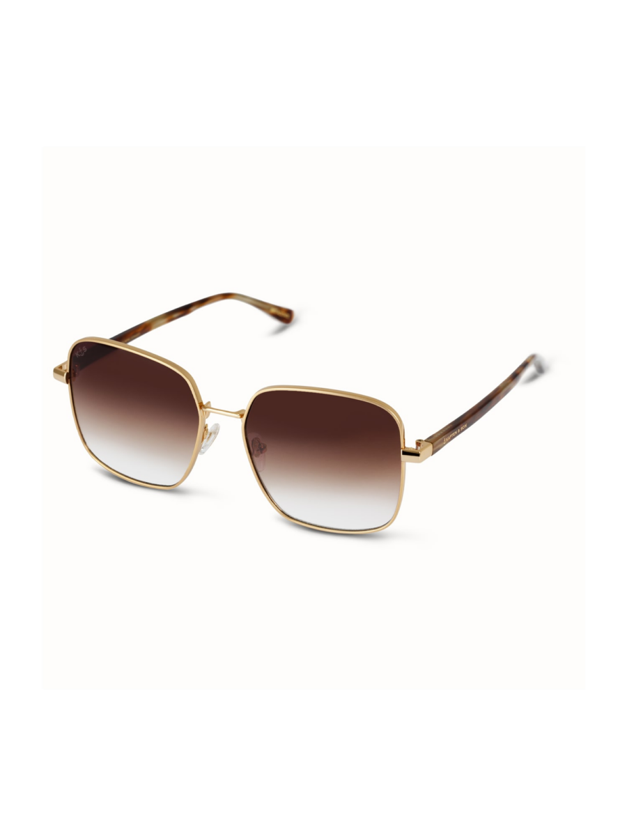 Kapten & Son Napszemüveg 'Palermo Gold Brown'  karamell / sötét barna / arany-Ár