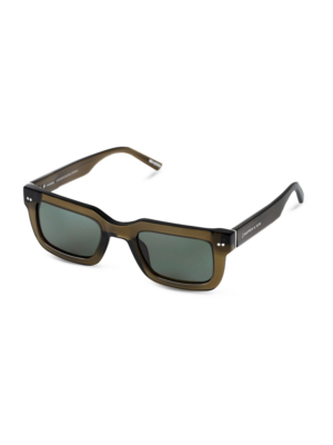 Kapten & Son Napszemüveg 'Phoenix Transparent Olive Green'  olíva / fehér-Ár
