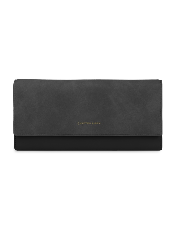 Kapten & Son Pénztárcák 'Triomphe All Black'  fekete-Hungary