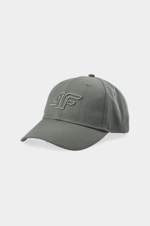 Karimával ellátott sapka 4F STRAPBACK Unisex Khaki 4FWAW24