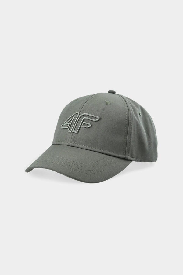 Karimával ellátott sapka 4F STRAPBACK Unisex Khaki 4FWAW24