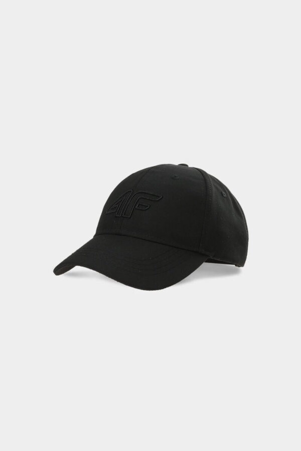 Karimával ellátott sapka 4F STRAPBACK Unisex fekete 4FWAW24